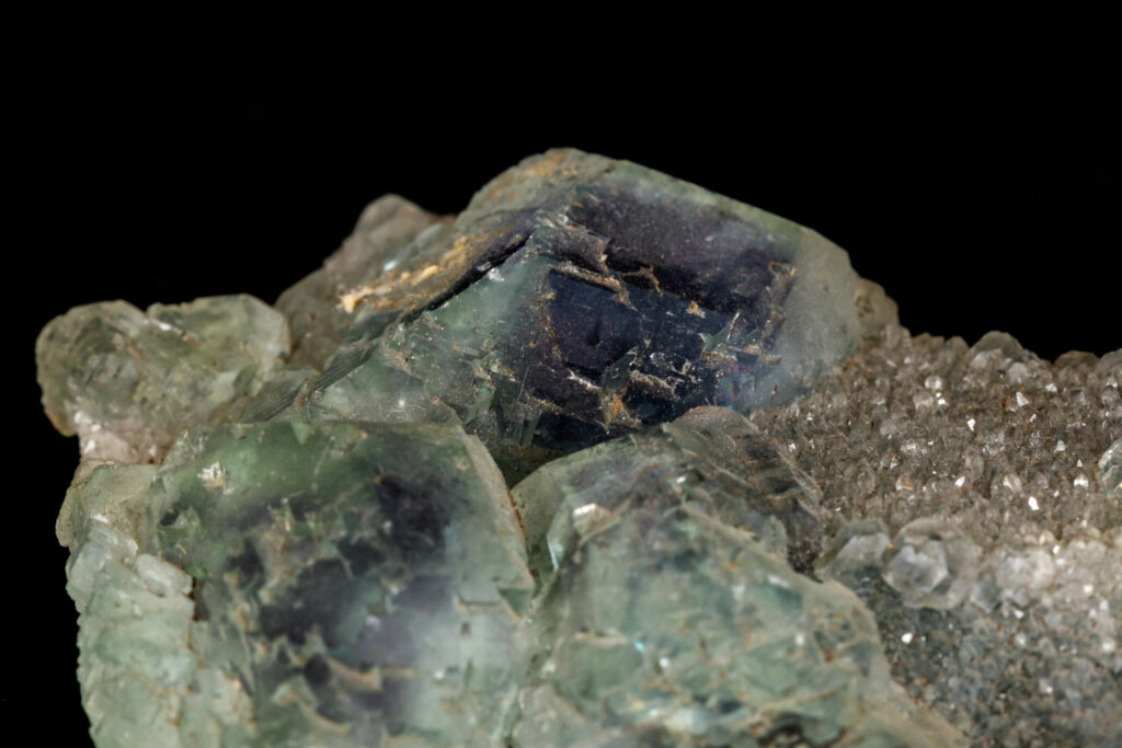 Fluorite mineral stone