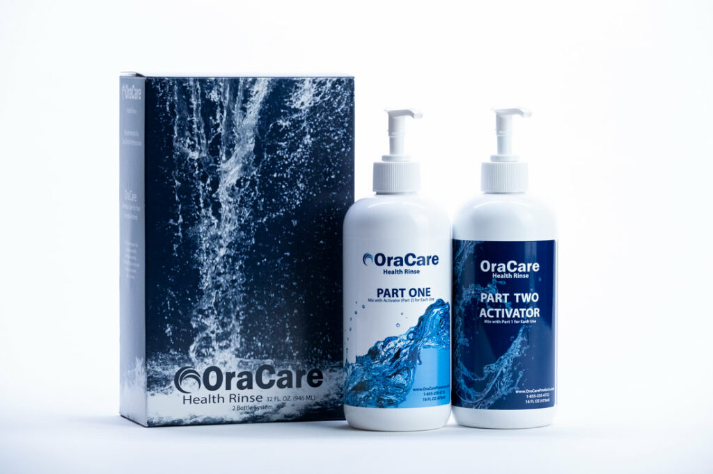 Oracare 2-bottle mouthwash system