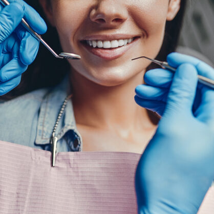 Attractive young woman at dental office Smile Science Dental Spa Glendale, AZ